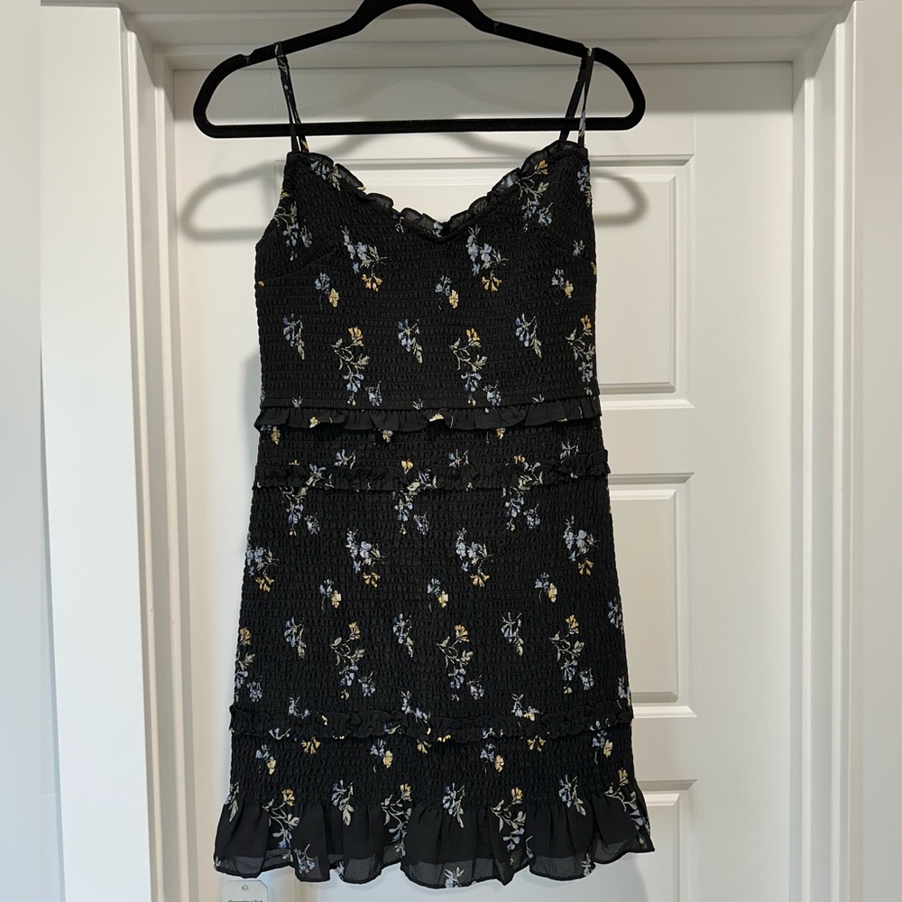 Abercrombie Black Floral Dress